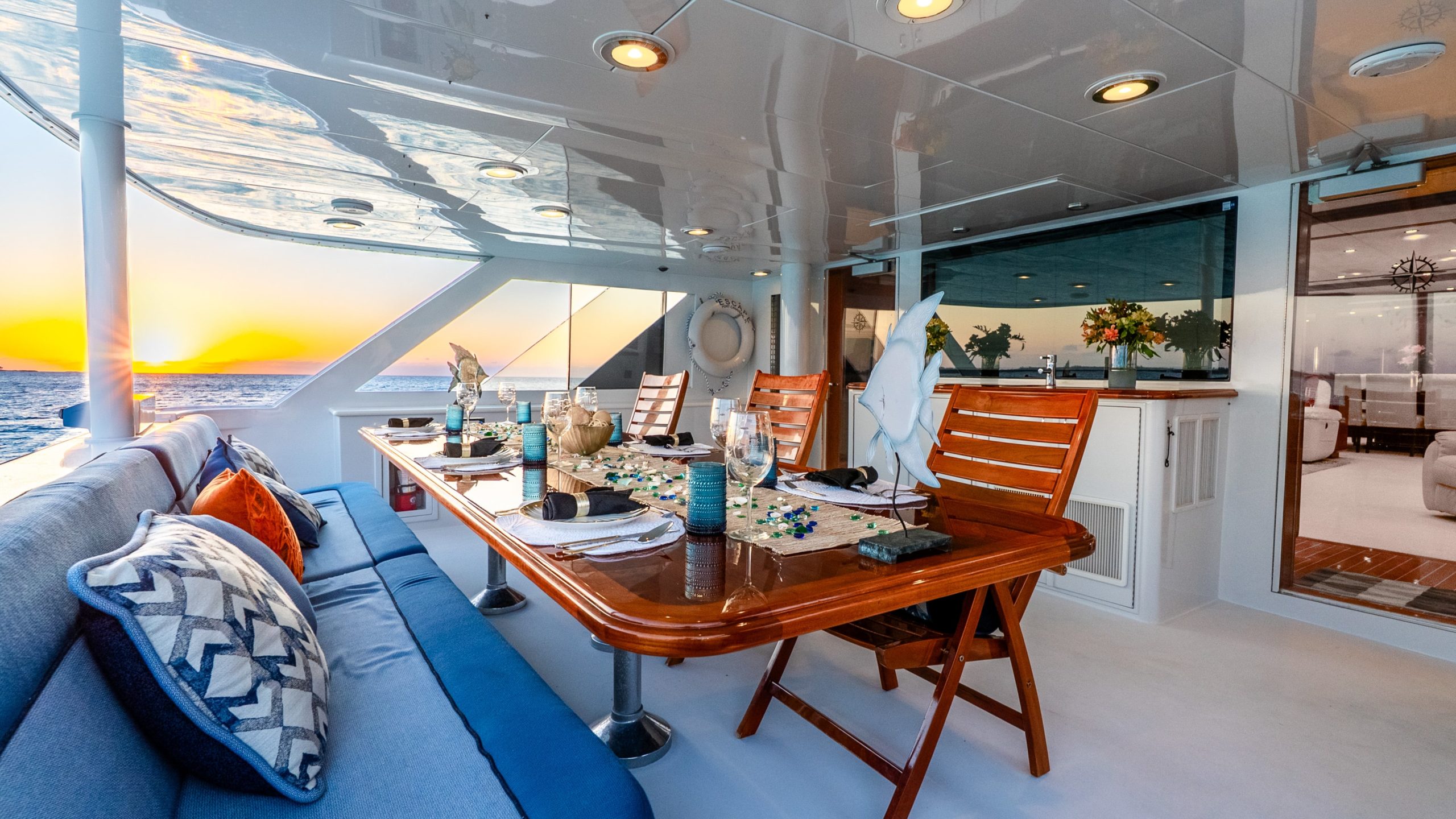 Escape aft deck