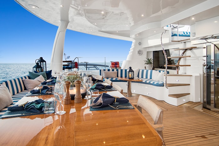 Blue Gryphon Cockpit Dining