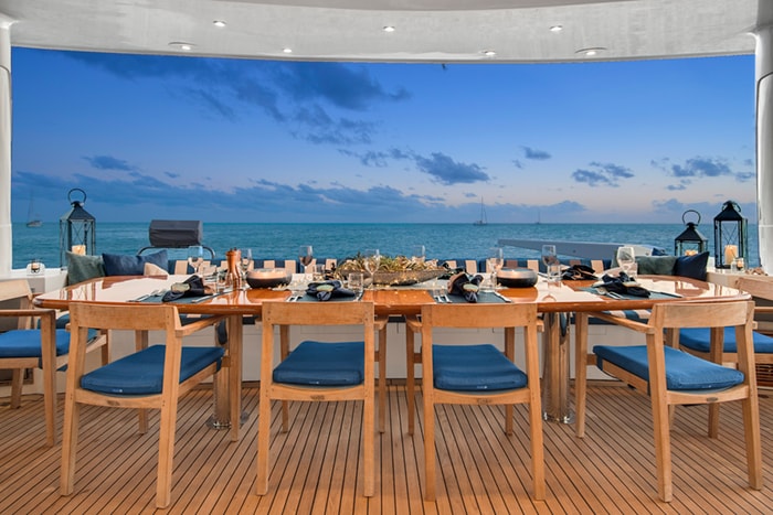 Blue Gryphon Dining Table