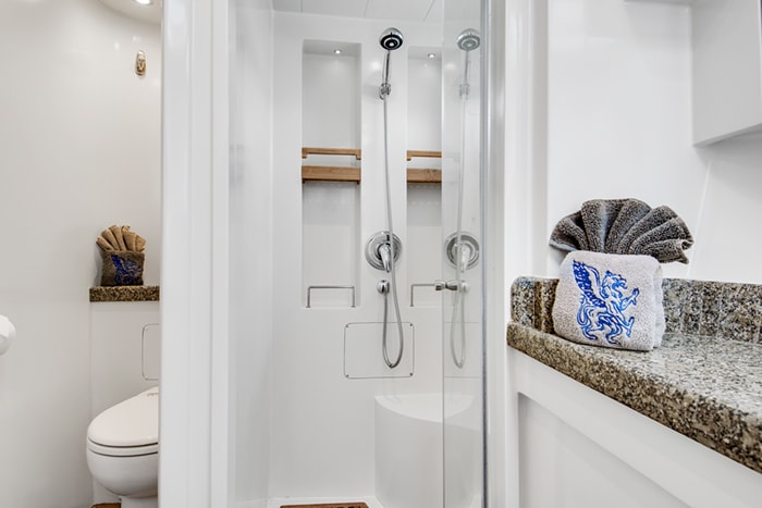 Blue Gryphon Guest Bathroom 2