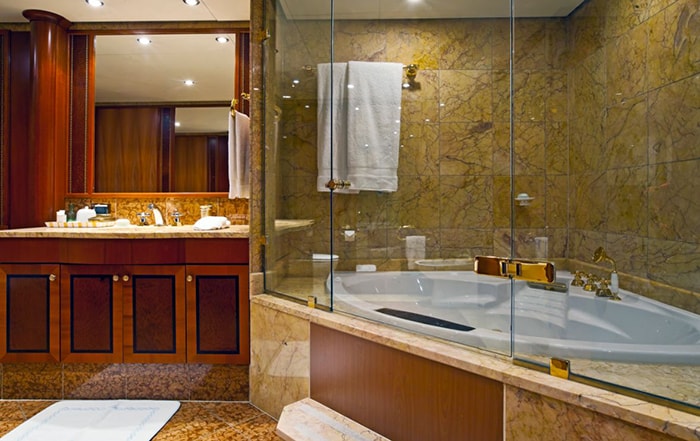 force blue vip bathroom