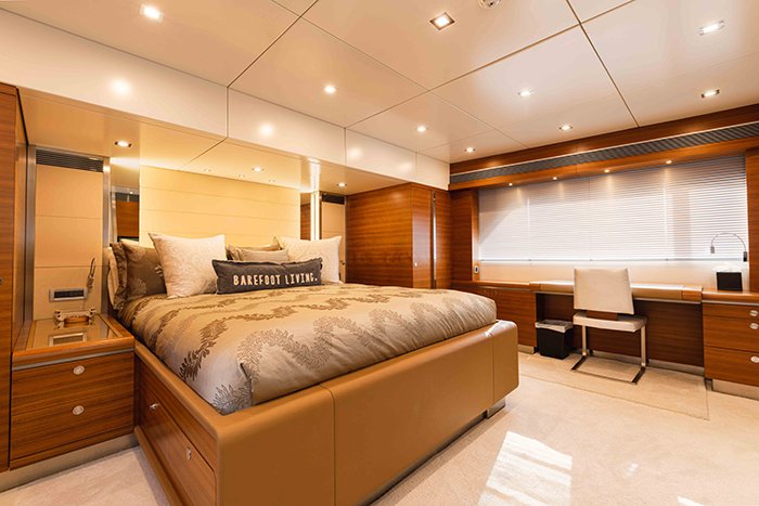 Motor yacht Sea Axis On Deck Master King Stateroom b
