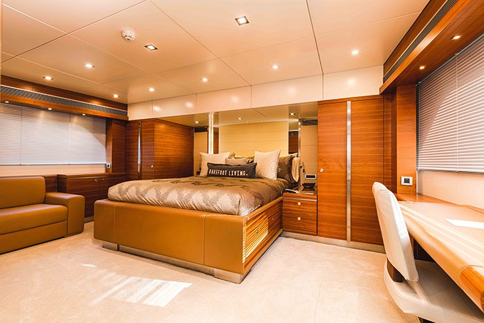 Motor yacht Sea Axis On Deck Master King Stateroom