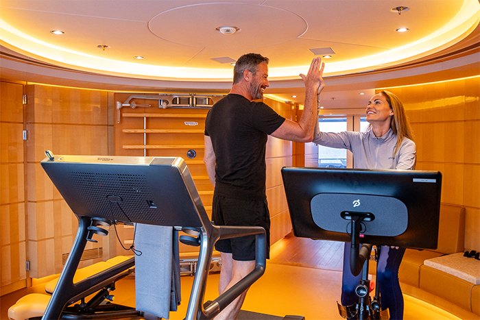 Motor yacht South gym