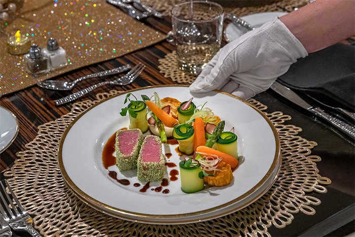 Motor yacht Sweet Escape food 1