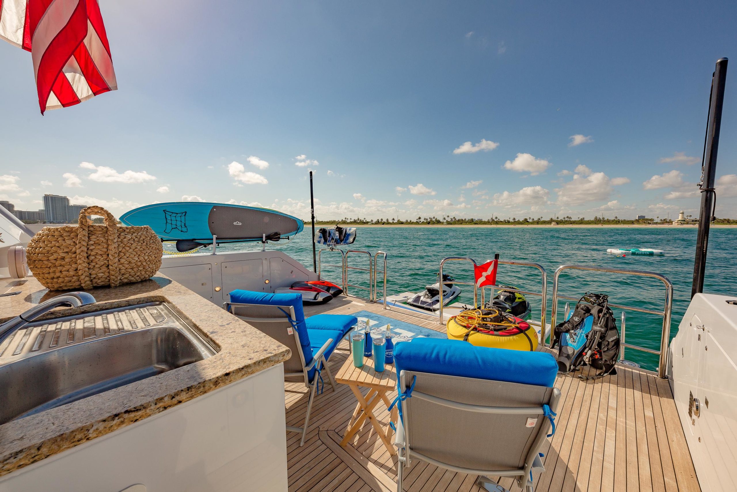 i love this boat - swim platform 2