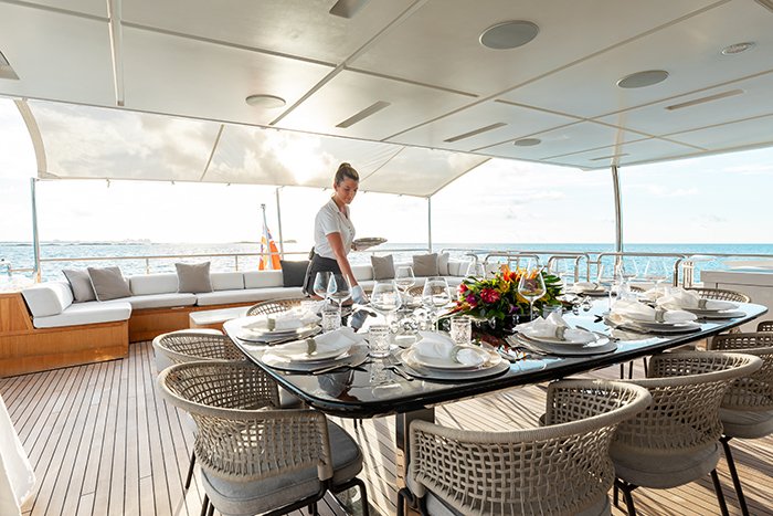 Yacht Emina bridge deck