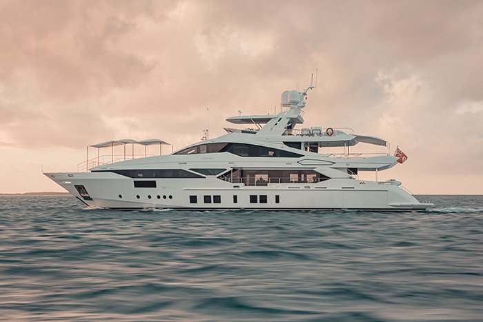 Yacht Emina side profile