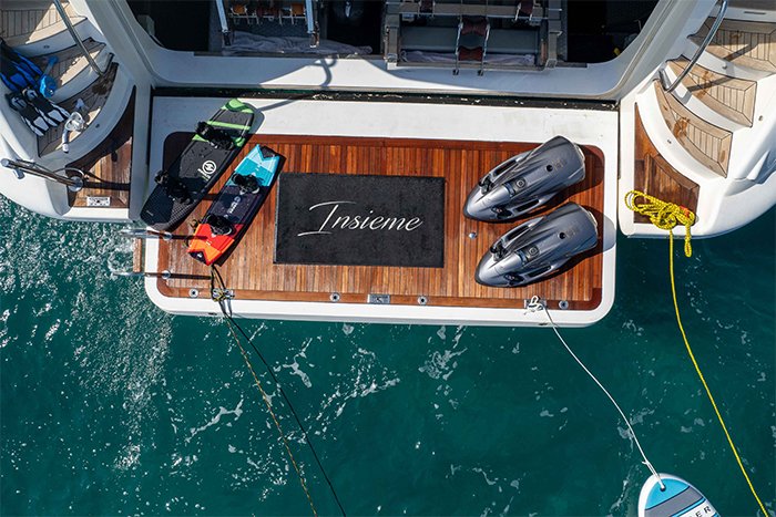 Yacht Insieme Swim Platform