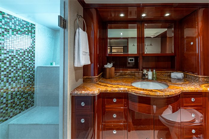 Yacht Kashmir single cabin bathroom