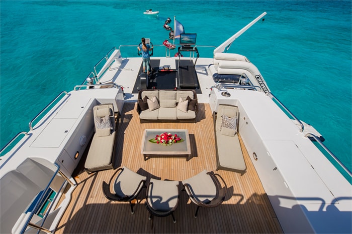 Yacht Starship bridge deck